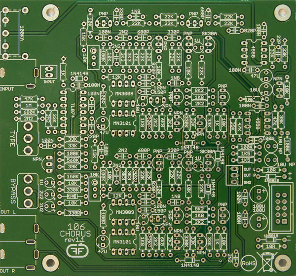 106 Chorus THT PCB